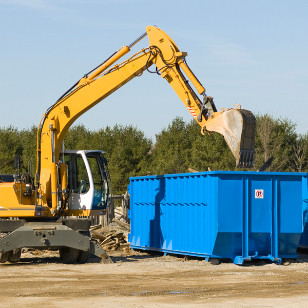 are there any restrictions on where a residential dumpster can be placed in Lawndale North Carolina